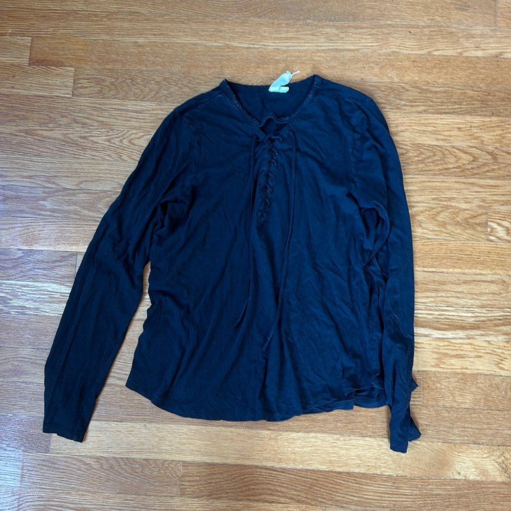 Deep-V Long-Sleeve